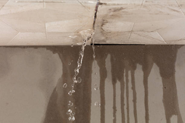 Professional Water Damage Restoration technician working in Bridgeport, TX